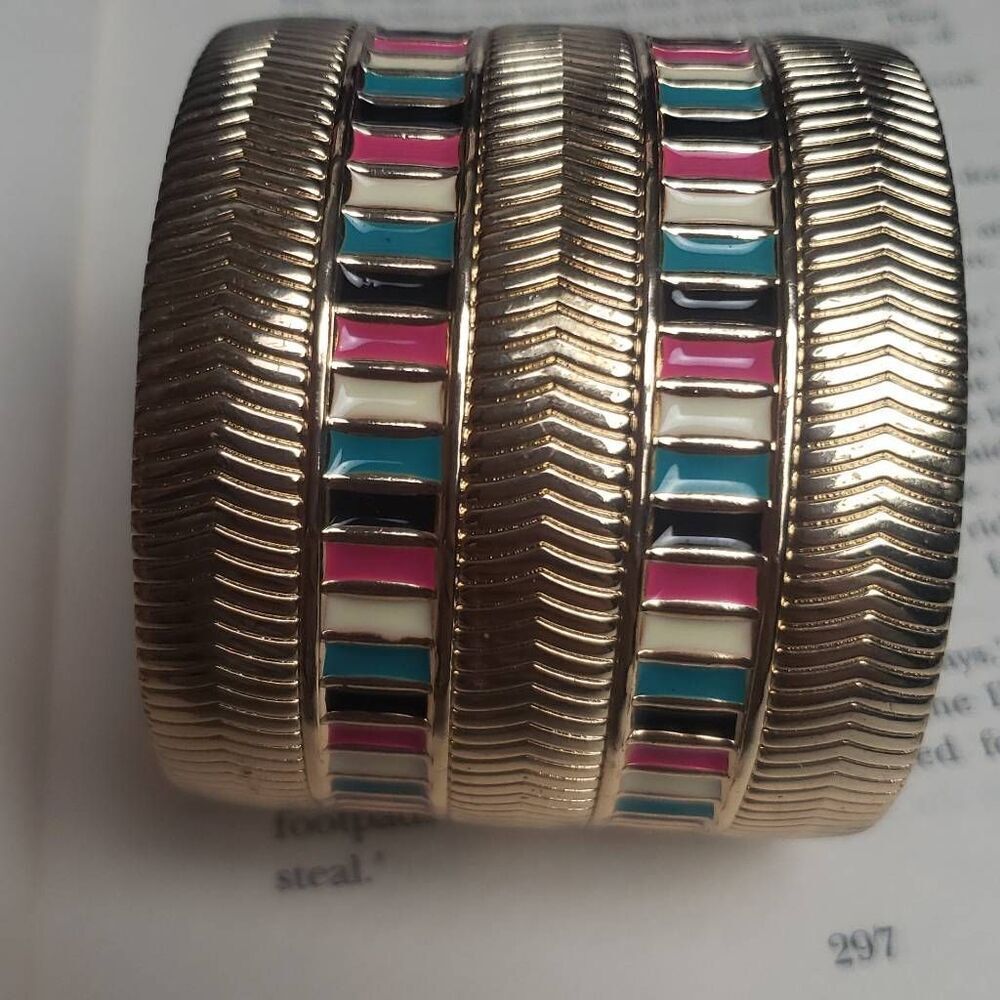 Golden Multicolored Bangle‎ - Picture 4 of 7